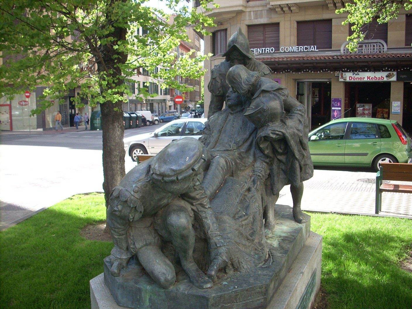 The wounded Ignatius of Loyola, Pamplona, Spain - 02.JPG
